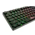 PC POWER K87 Black Retro Punk Suspension Keyboard